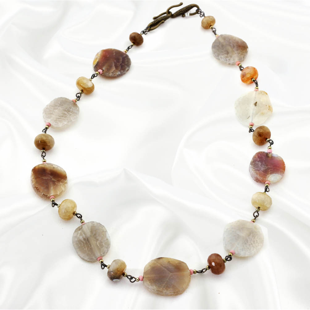 Mixed quartz necklace - Artisans on the Hill, Taree