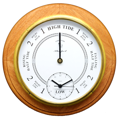 Tide & Time Clock - Natural